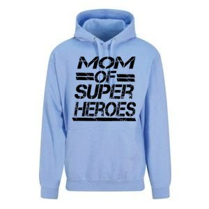 Mom Of Super Heroes For Super Awesome Mom Meaningful Gift Unisex Surf Hoodie