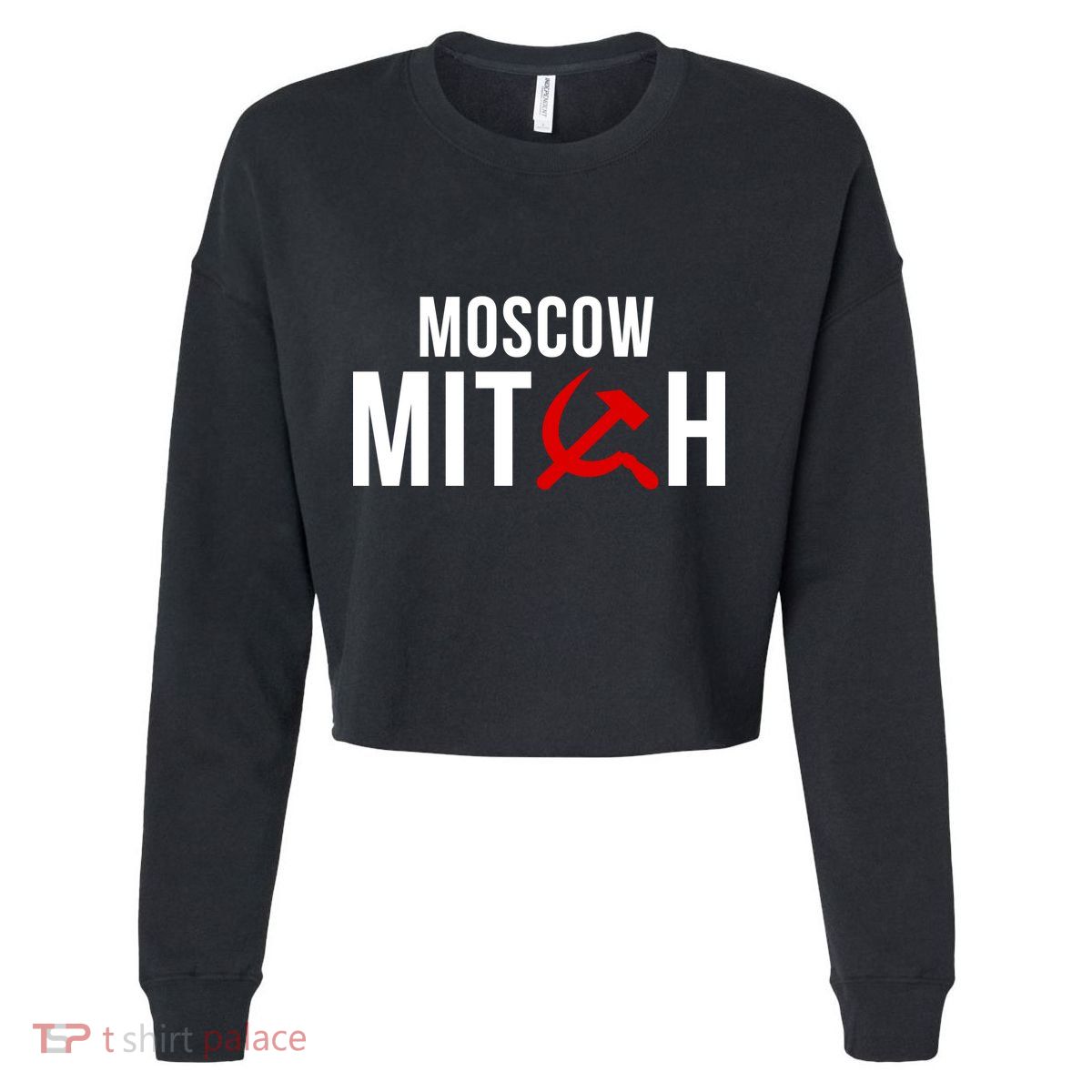 Moscow Mitch Cropped Pullover Crew