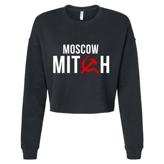 Moscow Mitch Cropped Pullover Crew