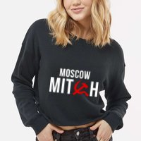 Moscow Mitch Cropped Pullover Crew