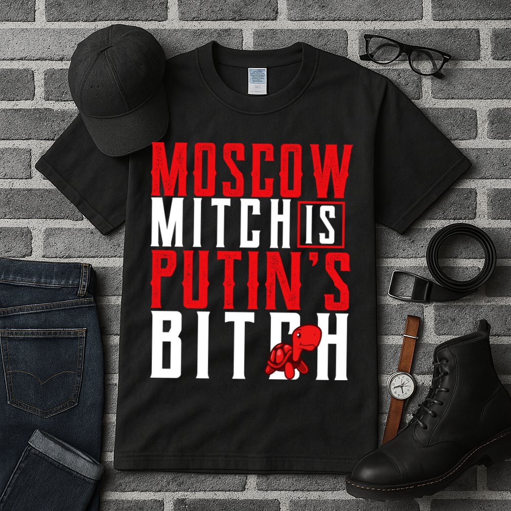 Moscow Mitch Is Putins B*tch Turtle Tall T-Shirt