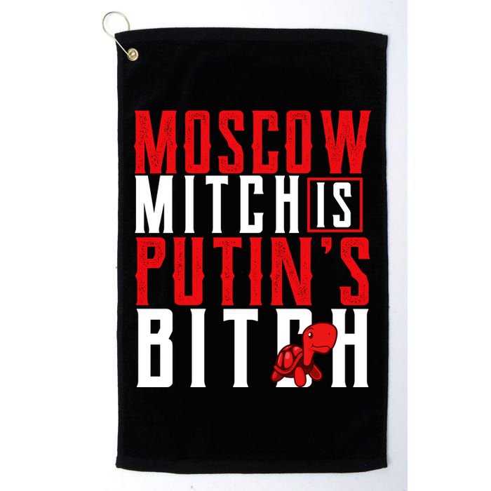 Moscow Mitch Is Putins B*tch Turtle Golf Towel