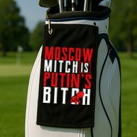 Moscow Mitch Is Putins B*tch Turtle Golf Towel