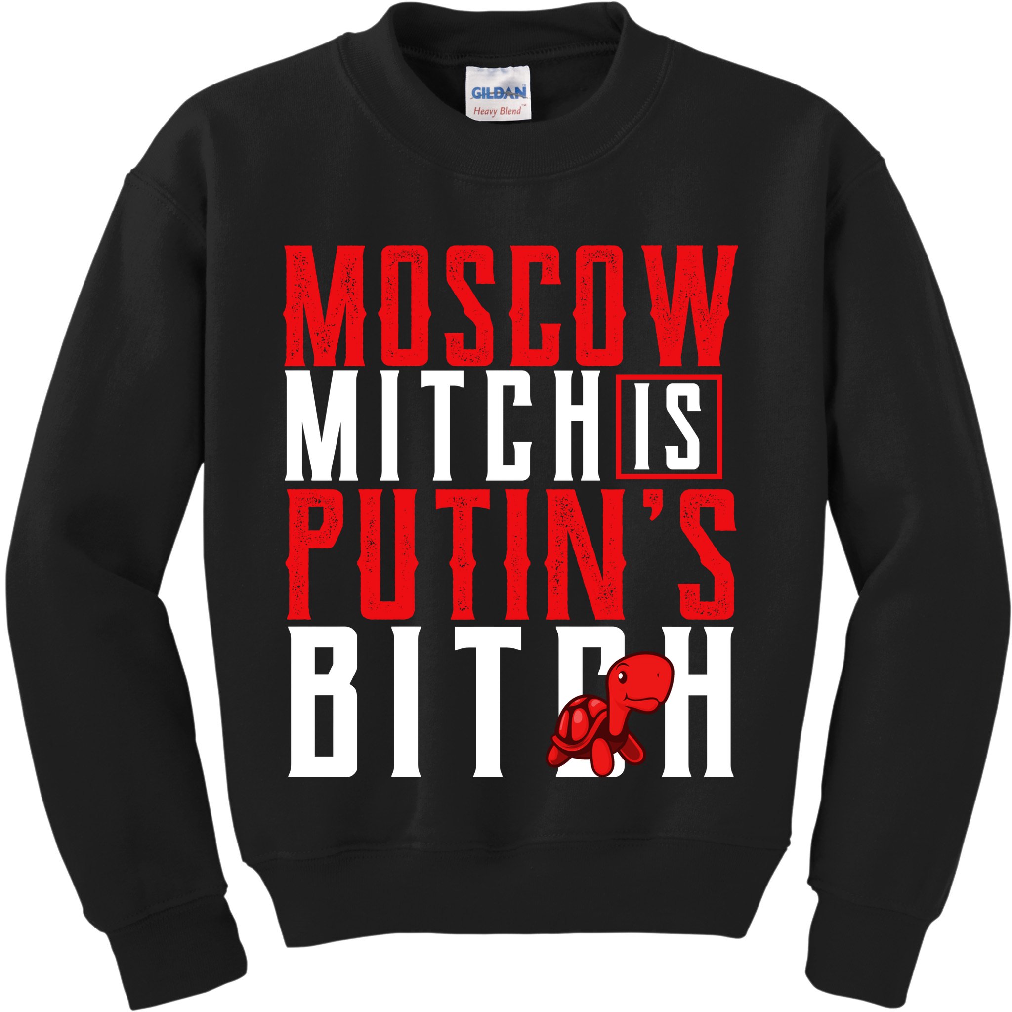 Moscow Mitch Is Putins B*tch Turtle Kids Sweatshirt
