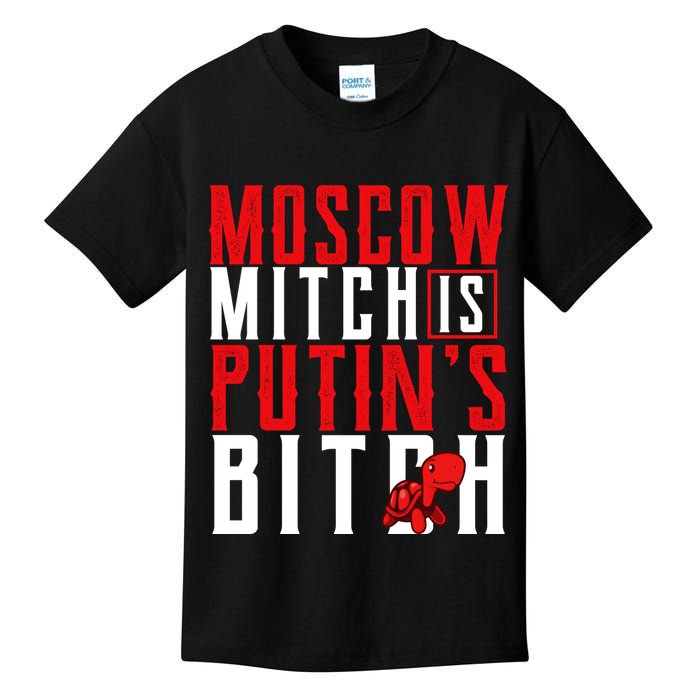 Moscow Mitch Is Putins B*tch Turtle Kids T-Shirt