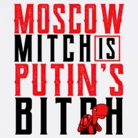 Moscow Mitch Is Putins B*tch Turtle Garment-Dyed Sweatshirt