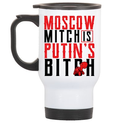 Moscow Mitch Is Putins B*tch Turtle Stainless Steel Travel Mug