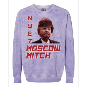 Moscow Mitch McConnell Nyet Colorblast Crewneck Sweatshirt