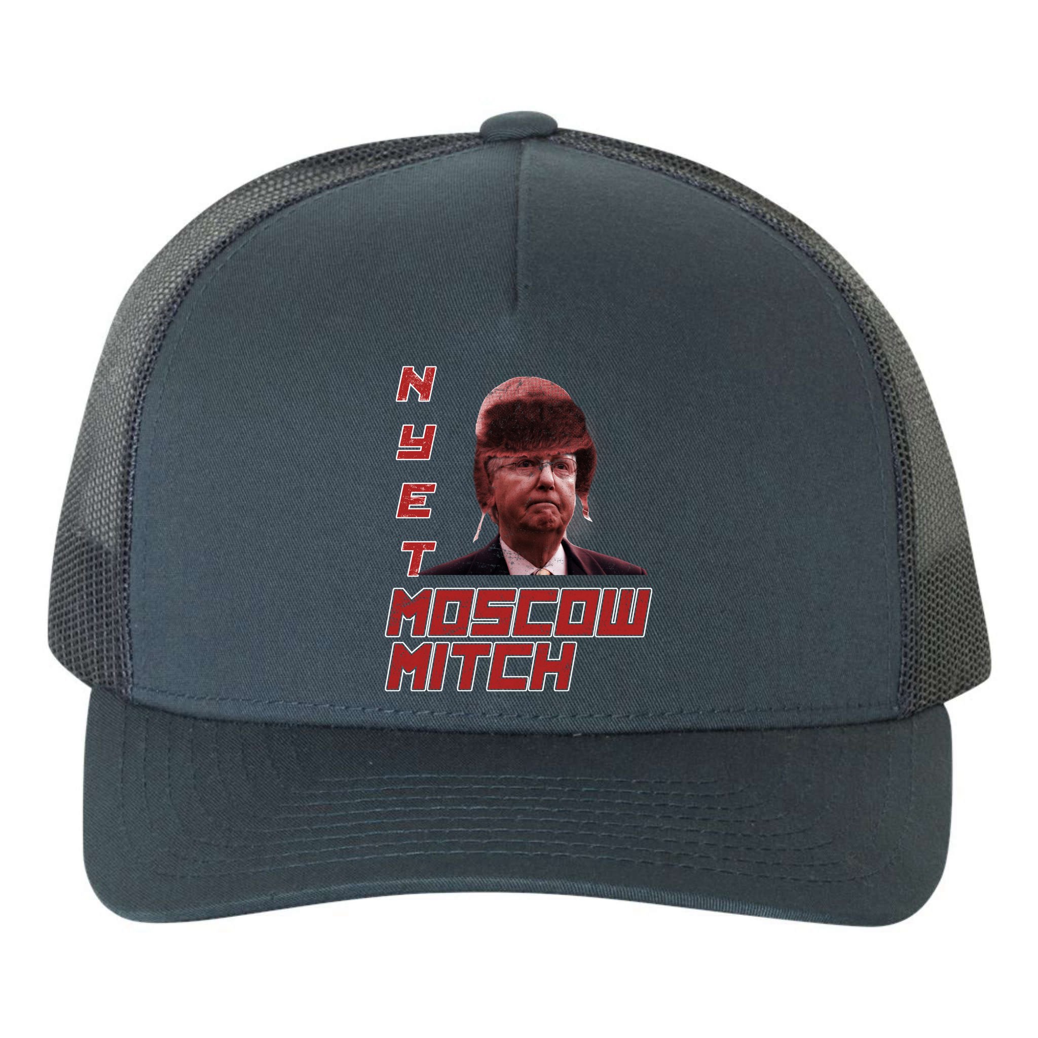 Moscow Mitch McConnell Nyet Yupoong Adult 5-Panel Trucker Hat