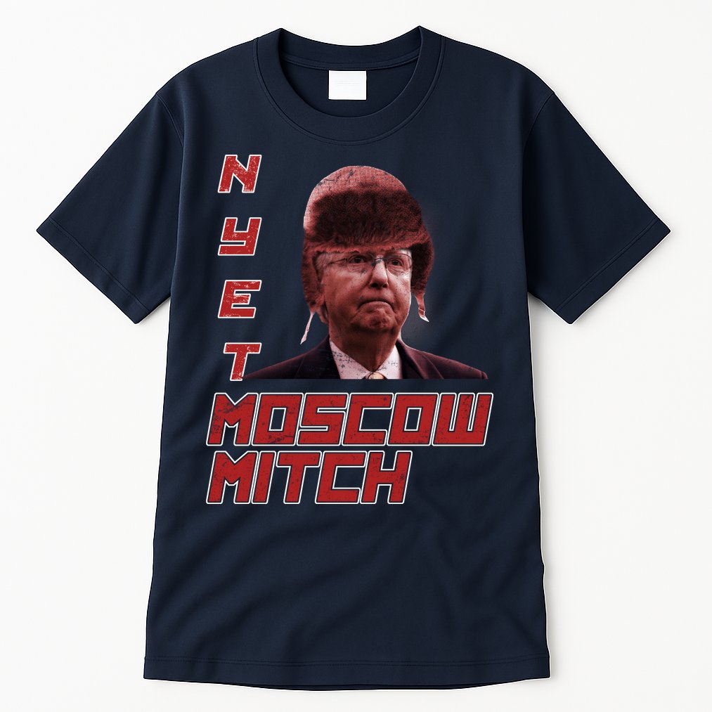 Moscow Mitch McConnell Nyet Tall T-Shirt