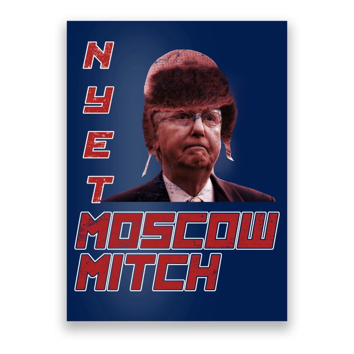 Moscow Mitch McConnell Nyet Poster