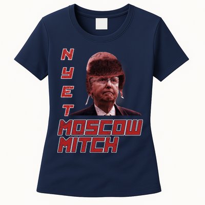 Moscow Mitch McConnell Nyet Womens T-Shirt