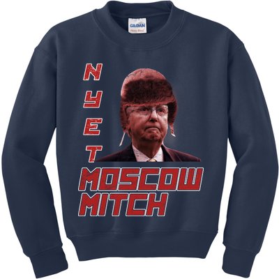 Moscow Mitch McConnell Nyet Kids Sweatshirt