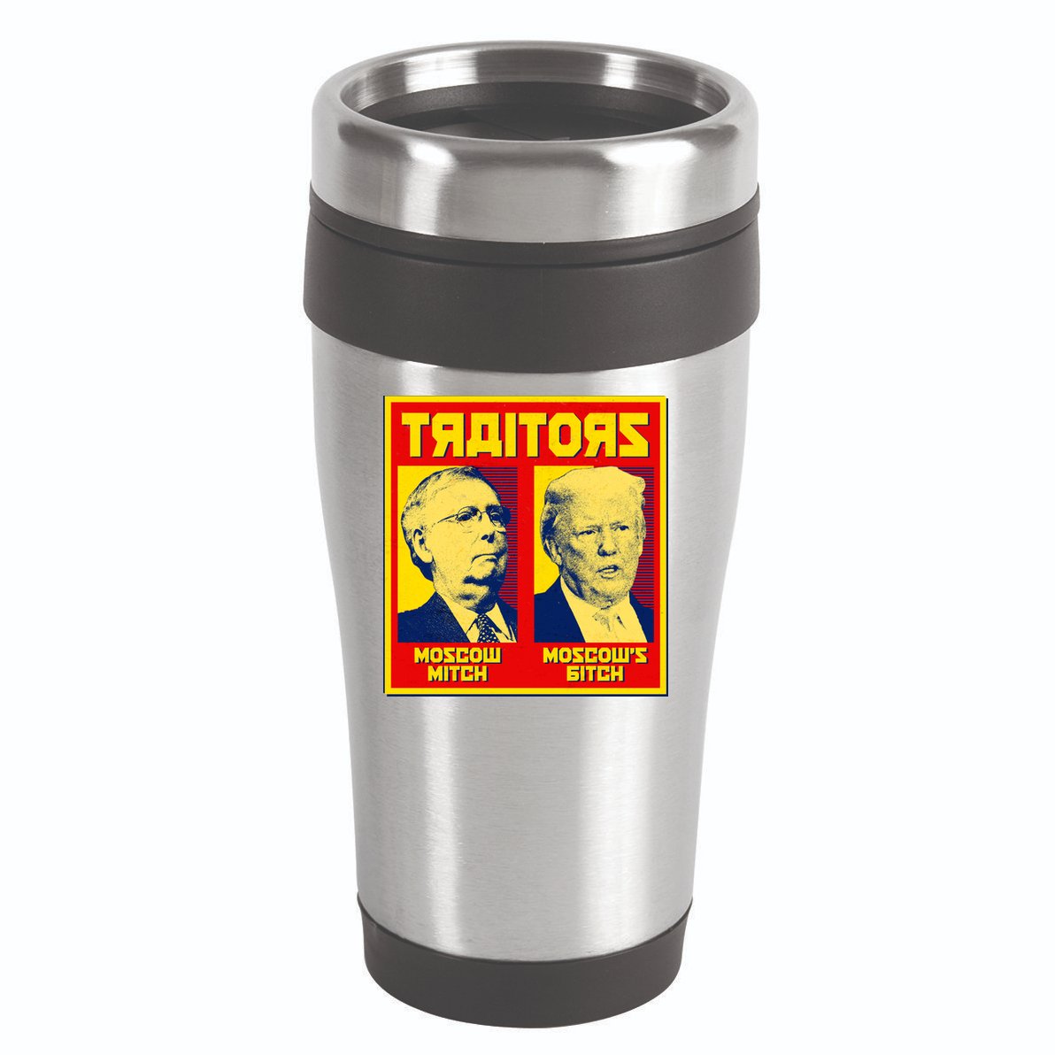 Moscow Mitch Moscow's Bitch Mitch Trump Traitors 16oz Travel Tumbler
