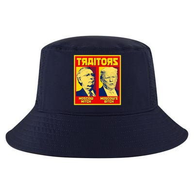 Moscow Mitch Moscow's Bitch Mitch Trump Traitors Cool Comfort Performance Bucket Hat