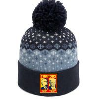 Moscow Mitch Moscow's Bitch Mitch Trump Traitors The Baniff Cuffed Pom Beanie