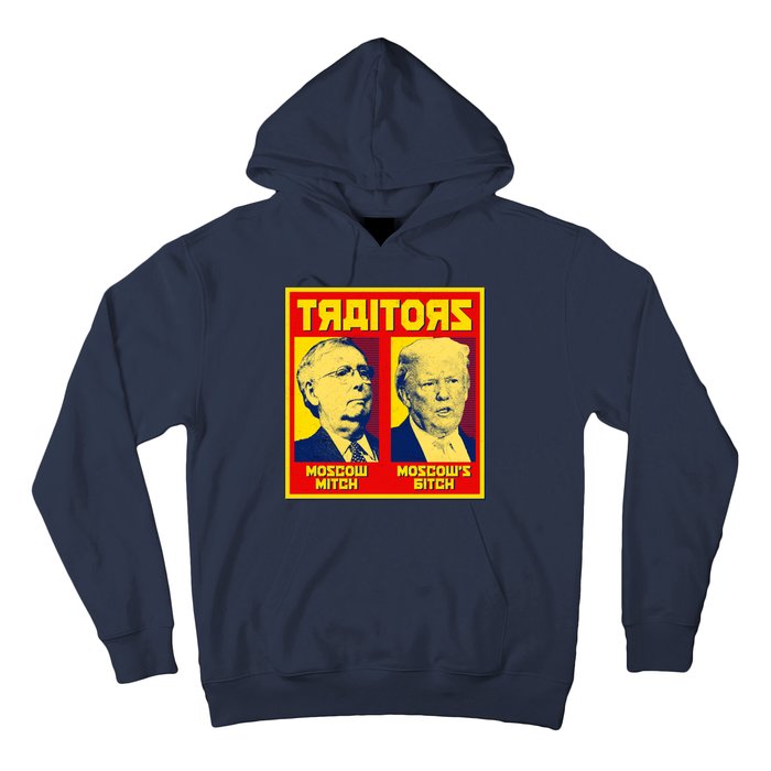 Moscow Mitch Moscow's Bitch Mitch Trump Traitors Hoodie