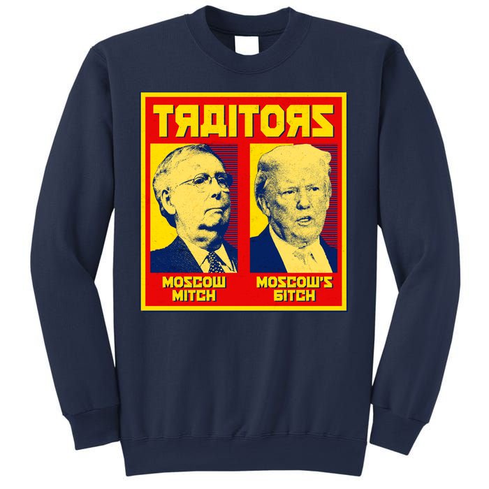 Moscow Mitch Moscow's Bitch Mitch Trump Traitors Sweatshirt