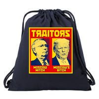 Moscow Mitch Moscow's Bitch Mitch Trump Traitors Drawstring Bag