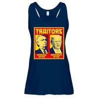 Moscow Mitch Moscow's Bitch Mitch Trump Traitors Ladies Essential Flowy Tank