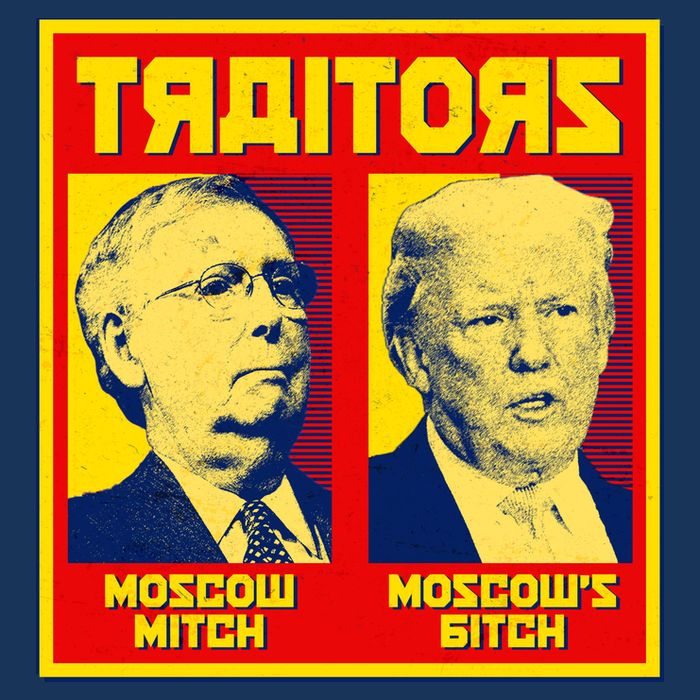 Moscow Mitch Moscow's Bitch Mitch Trump Traitors Tie-Dye T-Shirt