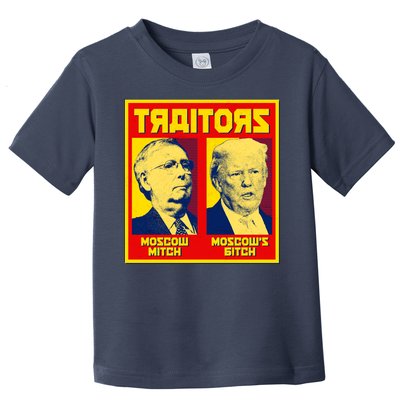 Moscow Mitch Moscow's Bitch Mitch Trump Traitors Toddler T-Shirt