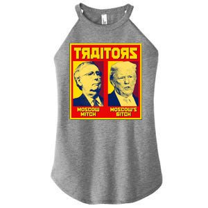 Moscow Mitch Moscow's Bitch Mitch Trump Traitors Women's Perfect Tri Rocker Tank