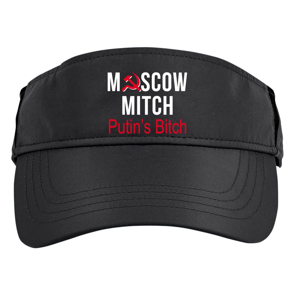 Moscow Mitch Putin's Bitch Adult Drive Performance Visor