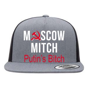 Moscow Mitch Putin's Bitch Flat Bill Trucker Hat