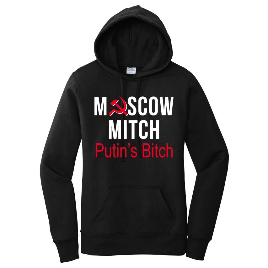 Moscow Mitch Putin's Bitch Women's Pullover Hoodie