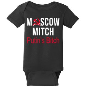 Moscow Mitch Putin's Bitch Baby Bodysuit