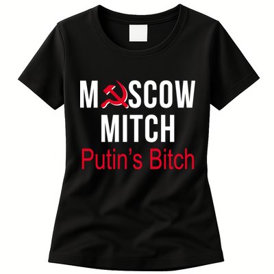 Moscow Mitch Putin's Bitch Womens T-Shirt
