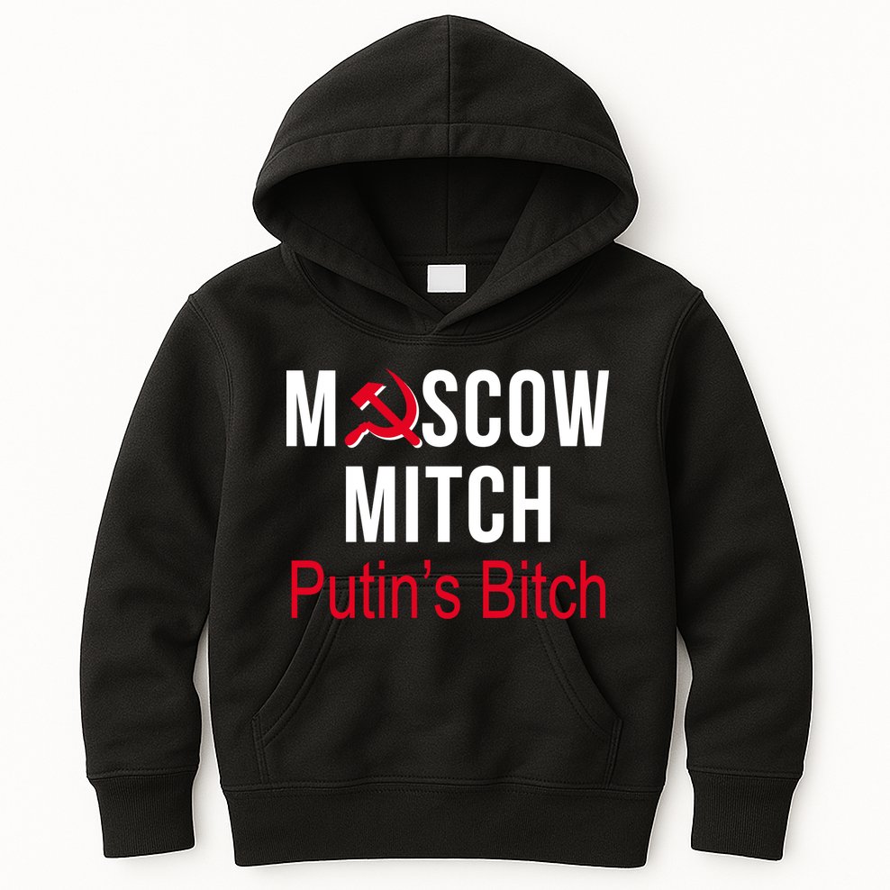 Moscow Mitch Putin's Bitch Kids Hoodie