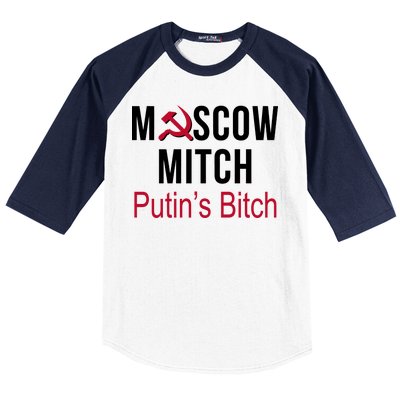 Moscow Mitch Putin's Bitch Baseball Sleeve Shirt