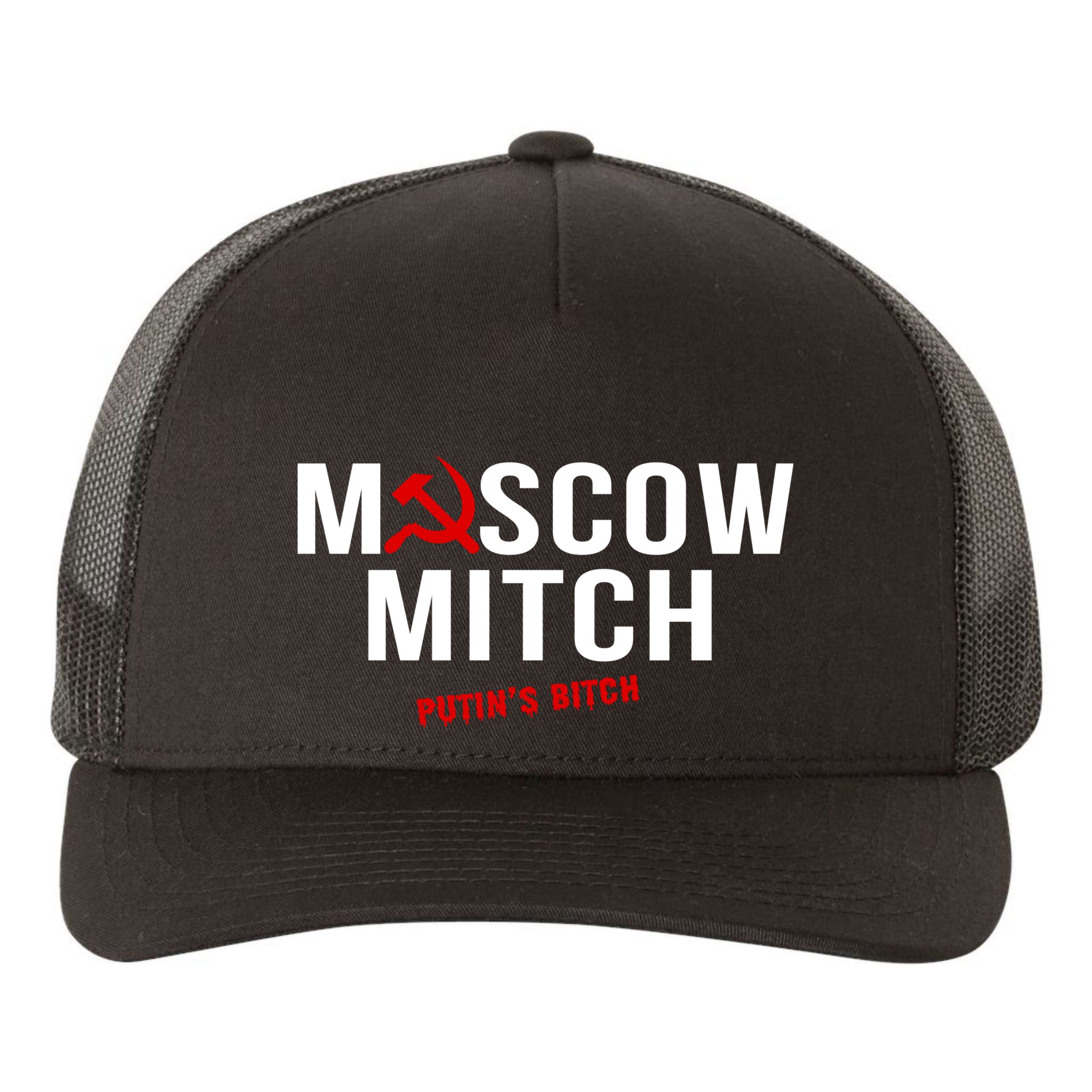 Moscow Mitch Putins Puppet Yupoong Adult 5-Panel Trucker Hat