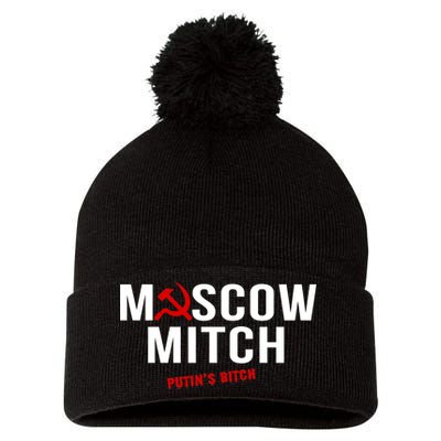 Moscow Mitch Putins Puppet Pom Pom 12in Knit Beanie