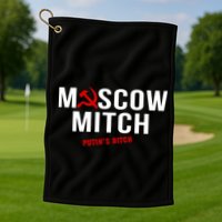 Moscow Mitch Putins Puppet Golf Towel
