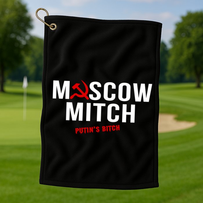Moscow Mitch Putins Puppet Golf Towel