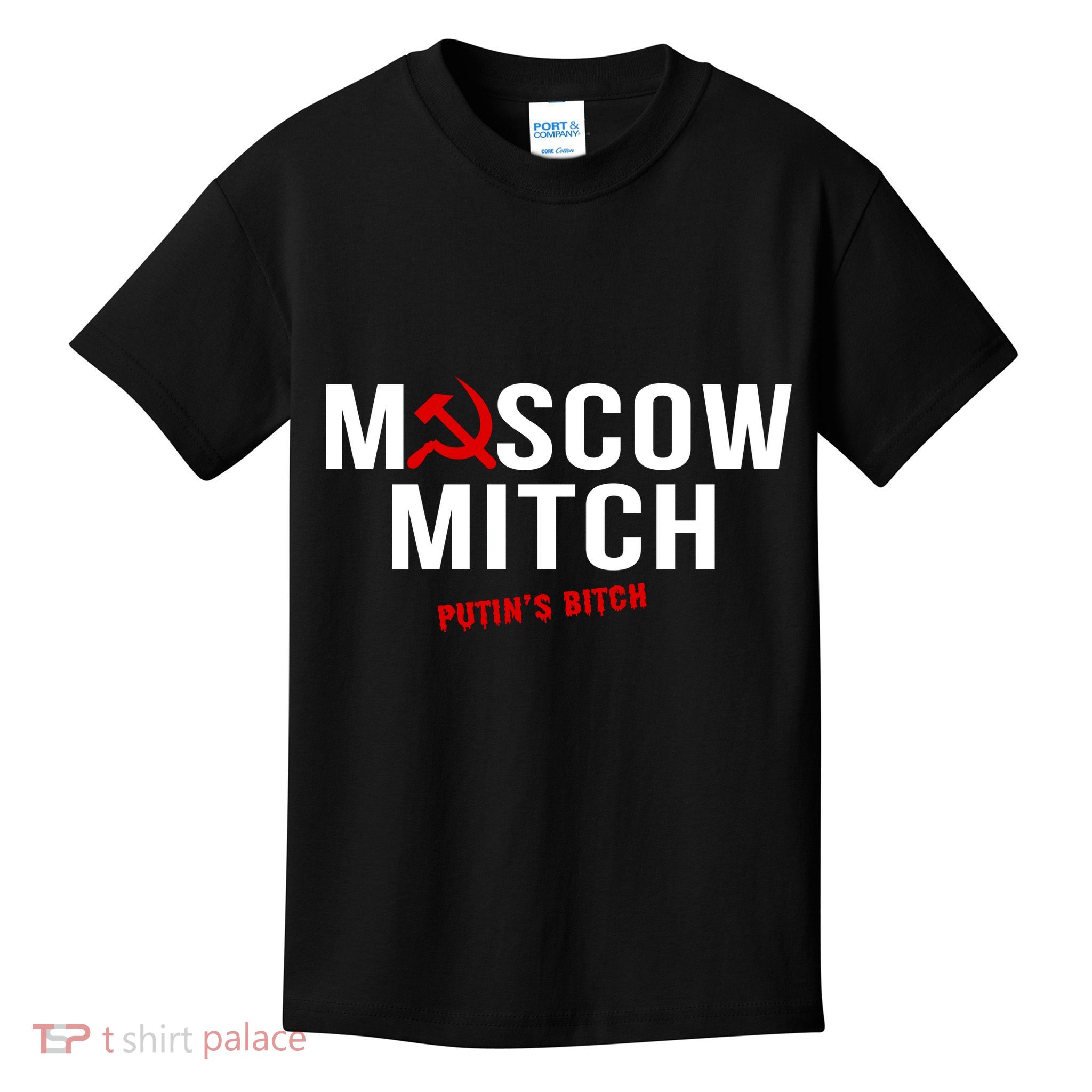 Moscow Mitch Putins Puppet Kids T-Shirt