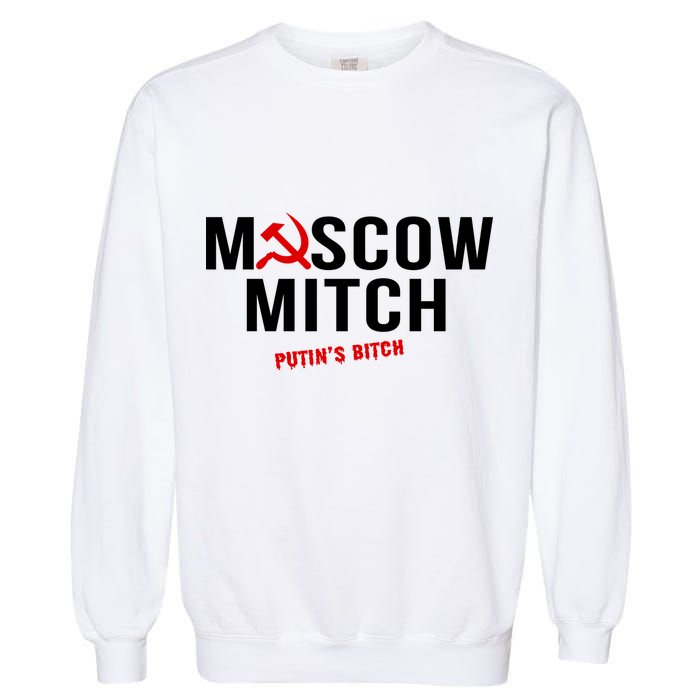 Moscow Mitch Putins Puppet Garment-Dyed Sweatshirt