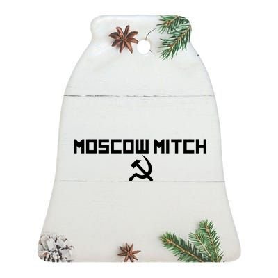 Moscow Mitch Russia Ceramic Bell Ornament