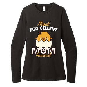 Most Eggcellent Mom Award Womens CVC Long Sleeve Shirt