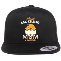 Most Eggcellent Mom Award Flatbill Hat
