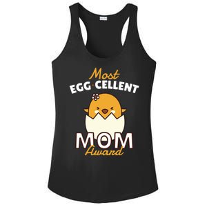 Most Eggcellent Mom Award Ladies PosiCharge Competitor Racerback Tank