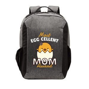 Most Eggcellent Mom Award Vector Backpack