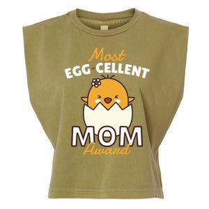 Most Eggcellent Mom Award Garment-Dyed Women's Muscle Tee