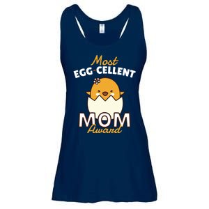 Most Eggcellent Mom Award Ladies Essential Flowy Tank