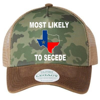 Most Likely To Secede Texas Legacy Tie Dye Trucker Hat