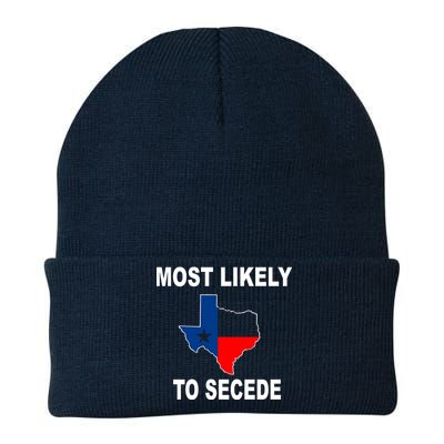 Most Likely To Secede Texas Knit Cap Winter Beanie