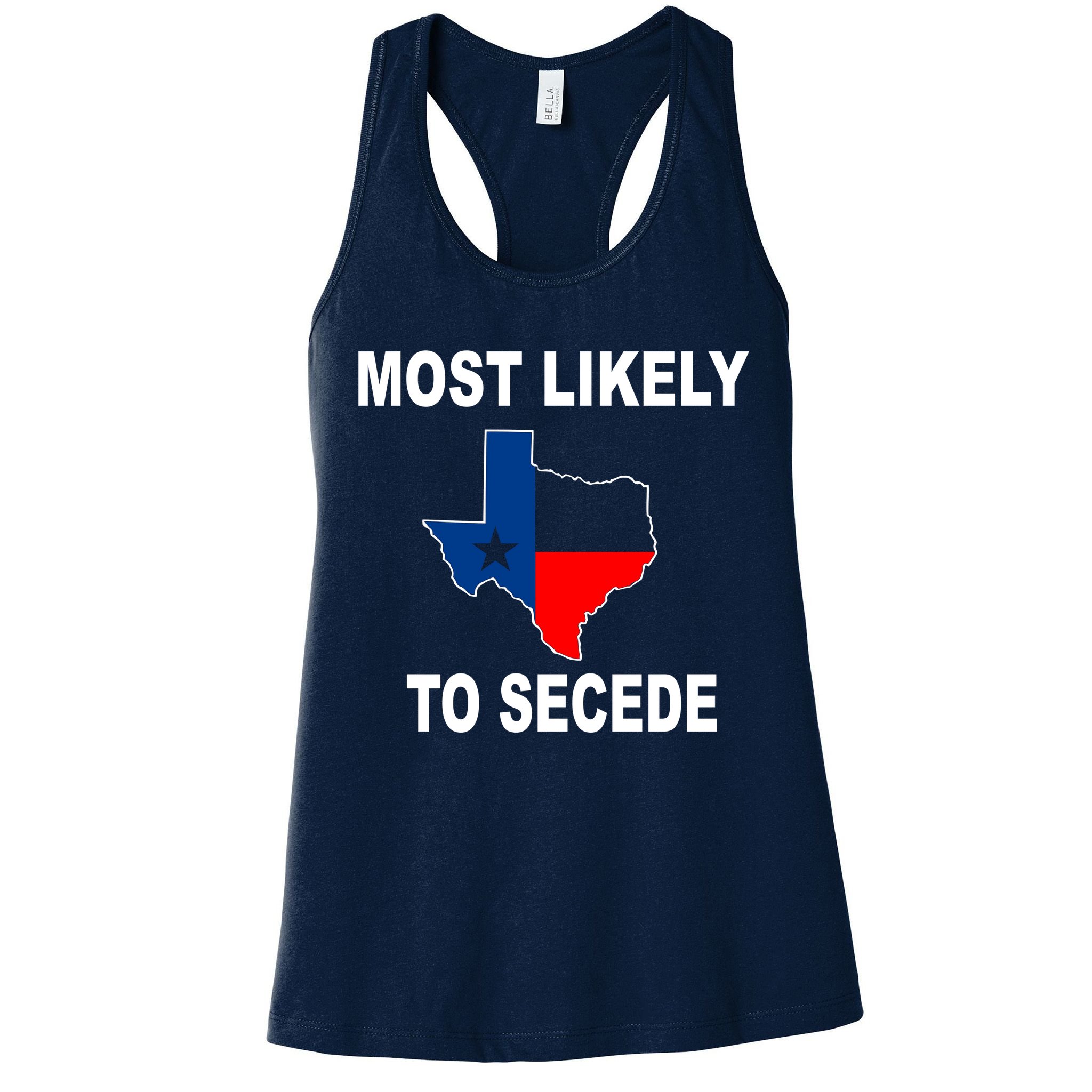 Most Likely To Secede Texas Womens Tank Top